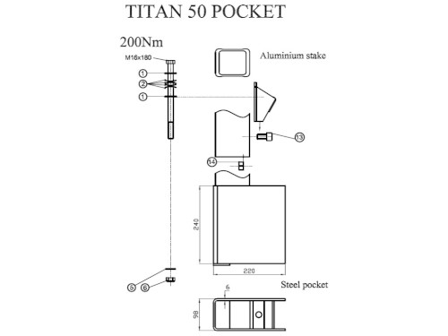 Kapsa ALUCAR (Fe) TITAN 50